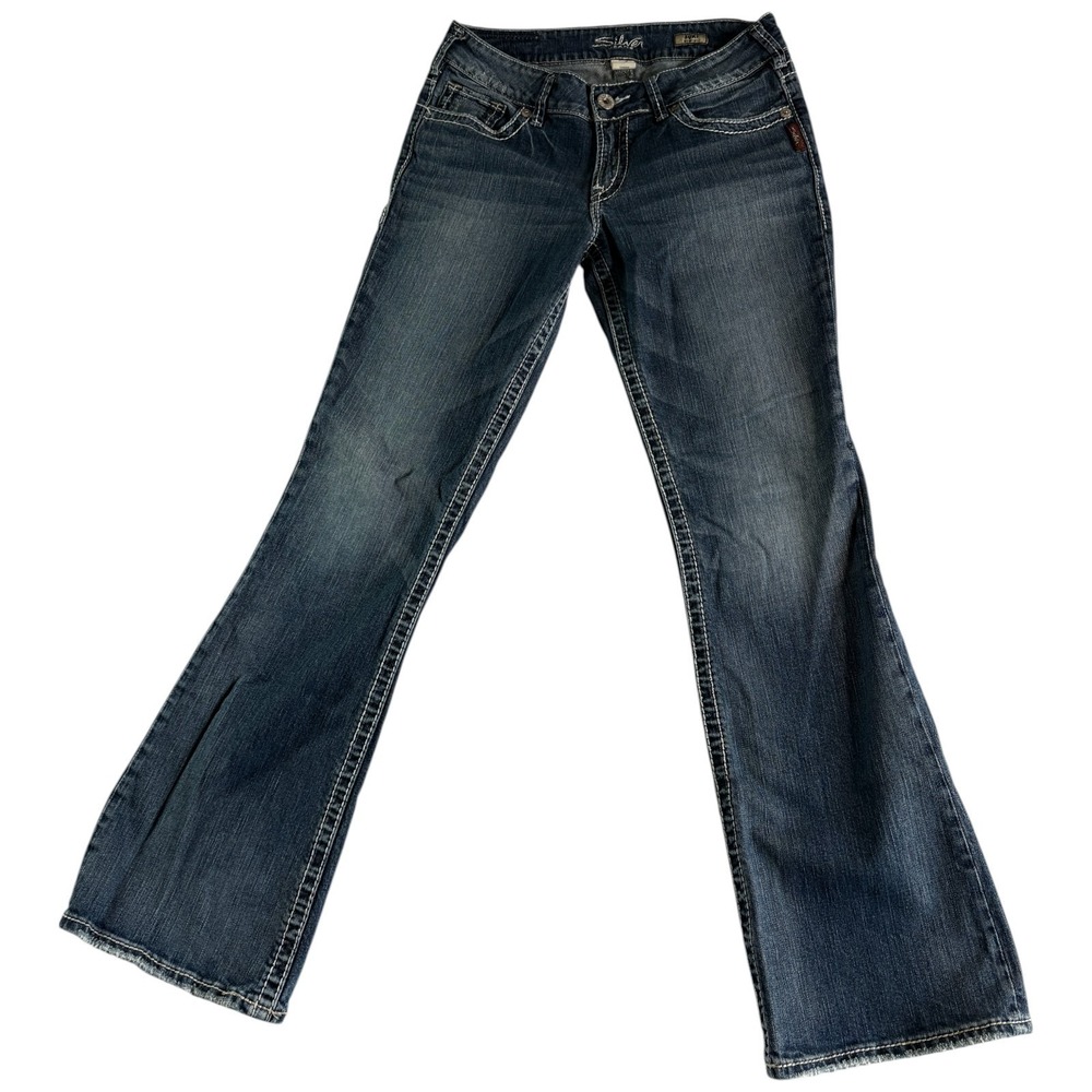 Silver Jeans Co. Suki Bootcut Jeans Womens 29x32 (31x30.5) Blue Denim Mid Rise
